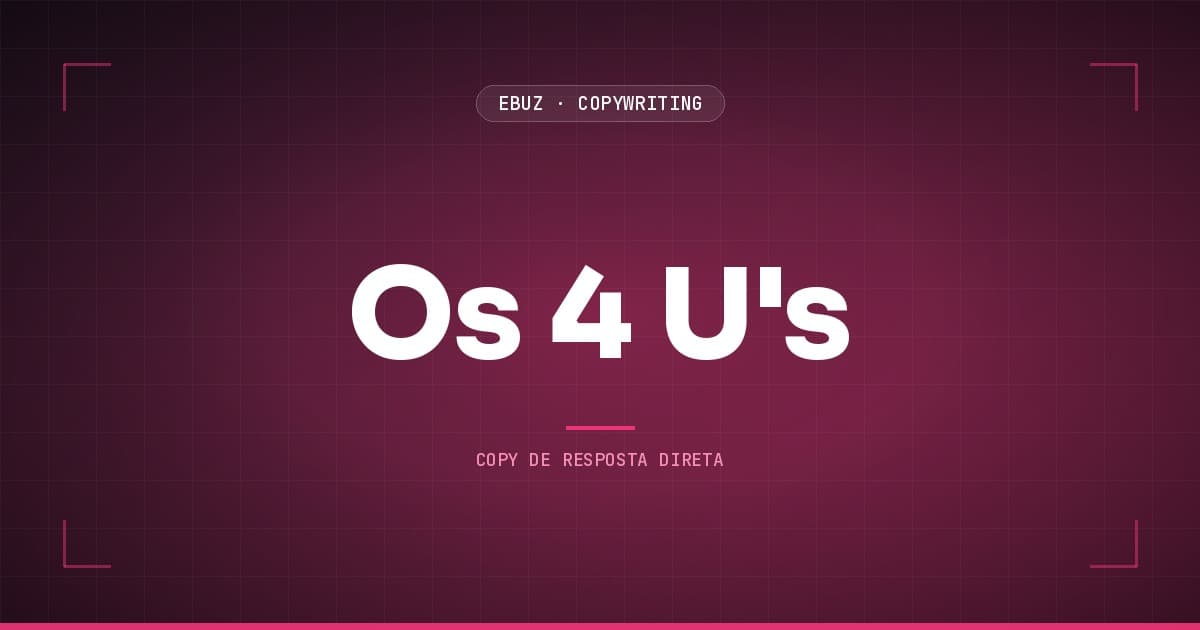 Os 4 U's: como testar se sua headline funciona