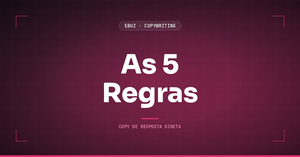 As 5 regras básicas pra escrever uma carta de vendas