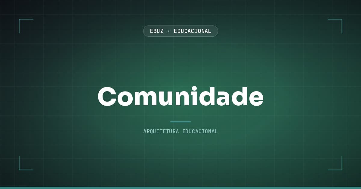 Comunidade de aprendizagem: modelo de engajamento com rituais e accountability