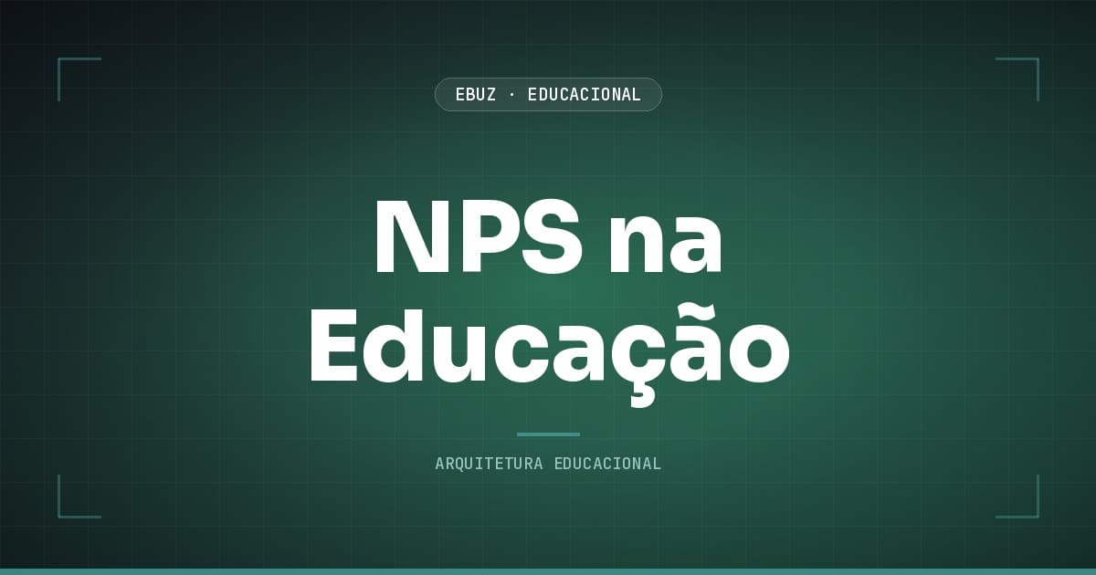 NPS na educação: escala de 0 a 10 com promotores, neutros e detratores