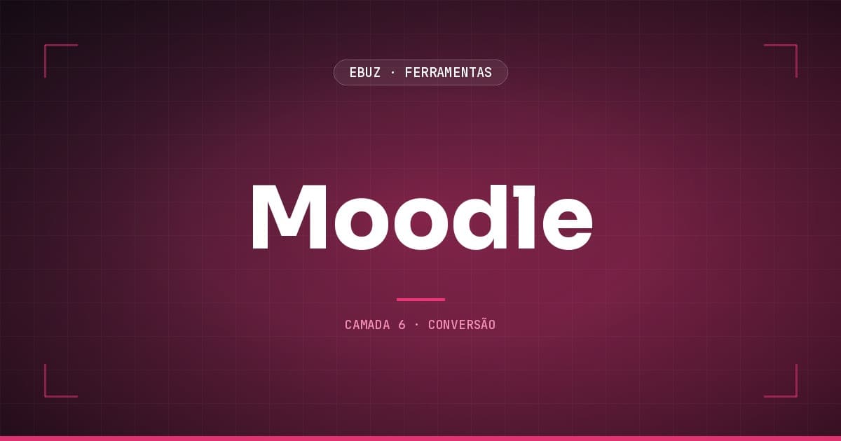 Moodle, camada 6 (conversão) do stack de ferramentas da eBuz