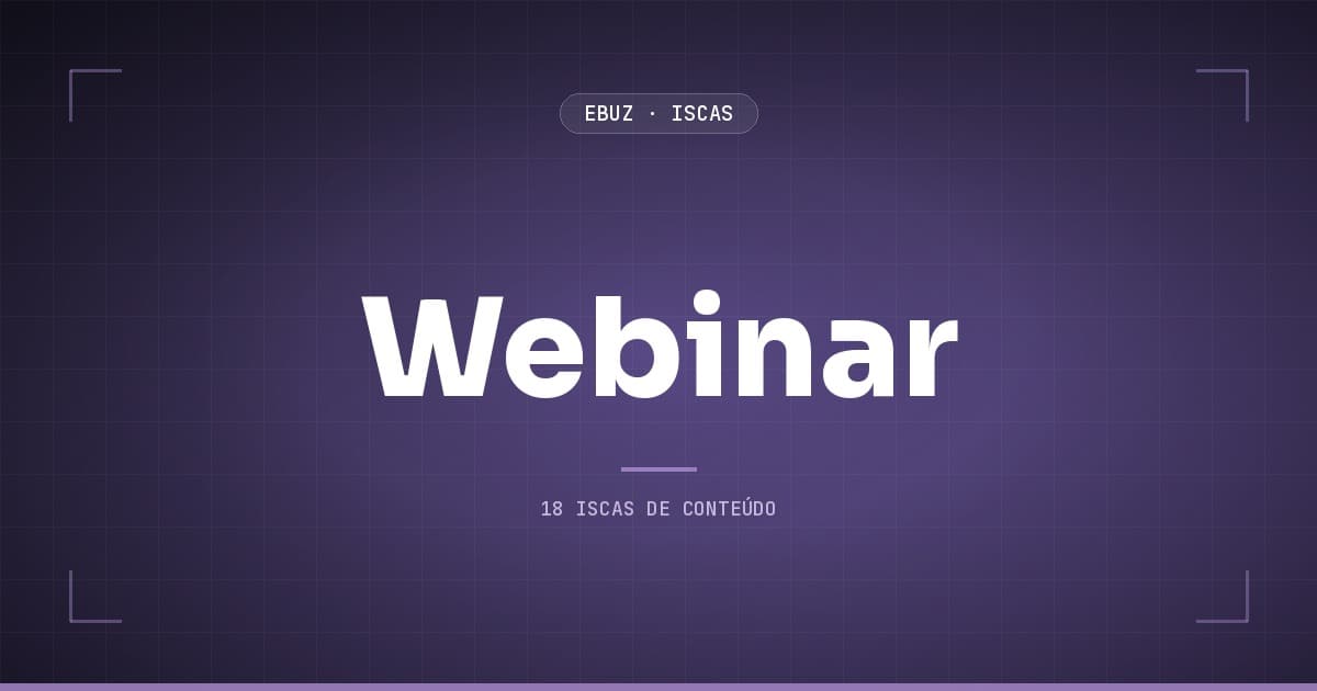 Webinar: o roteiro de 5 blocos que vende derrubando uma crença (não ensinando tudo)