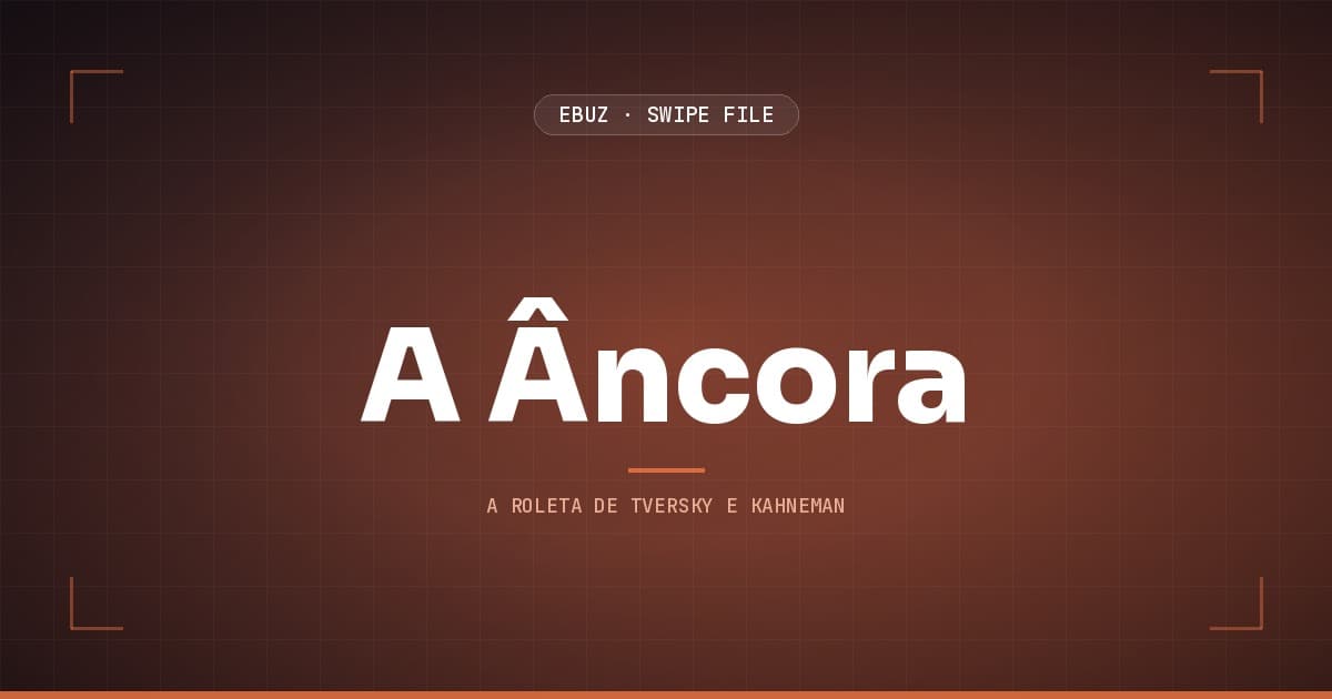 Capa do artigo sobre A Âncora, do Swipe File da eBuz