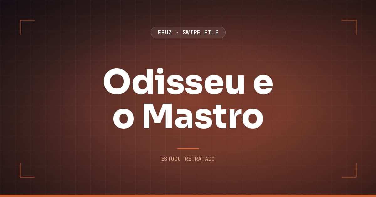 Capa do artigo sobre Odisseu e o Mastro, do Swipe File da eBuz
