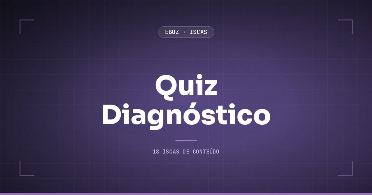 Quiz/Diagnóstico: o segredo das 7 perguntas que transformam curioso em lead qualificado
