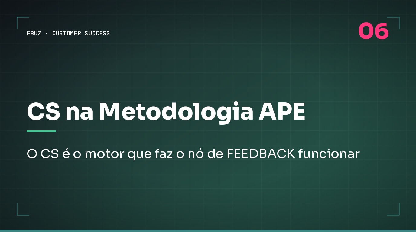 O CS é o motor que faz o nó de FEEDBACK funcionar