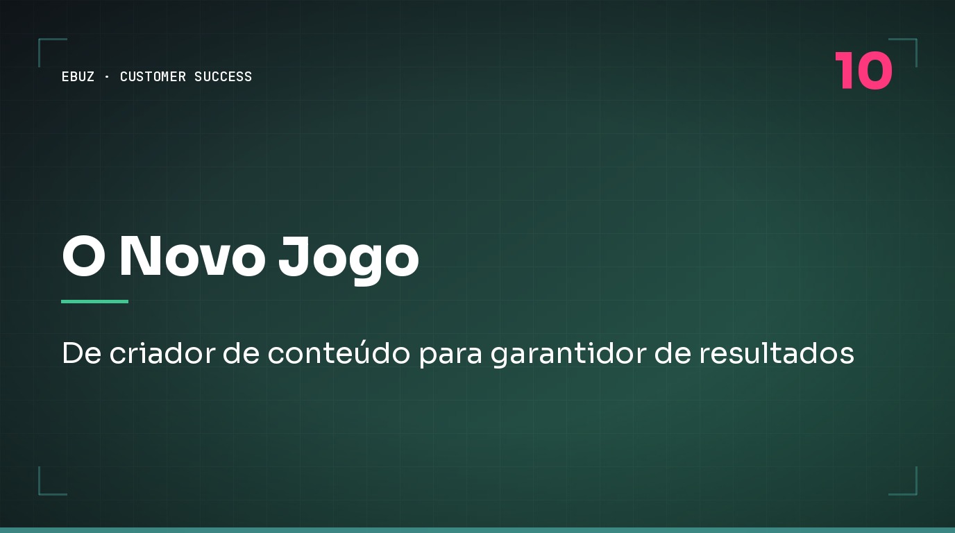 De criador de conteúdo para garantidor de resultados