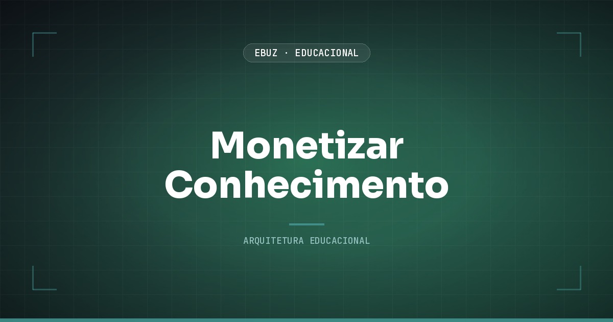 Como monetizar conhecimento: escada de valor representando 7 modelos de monetização para experts